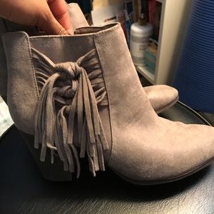 Fergie Fergalicious Women's Fringe Ankle Boots